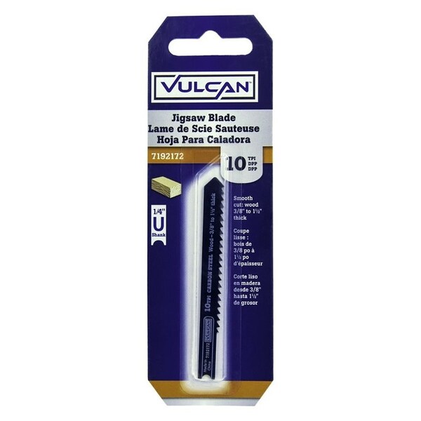 Vulcan High-Speed Jig Saw Blade, 3 in L, 10 TPI - 822361OR