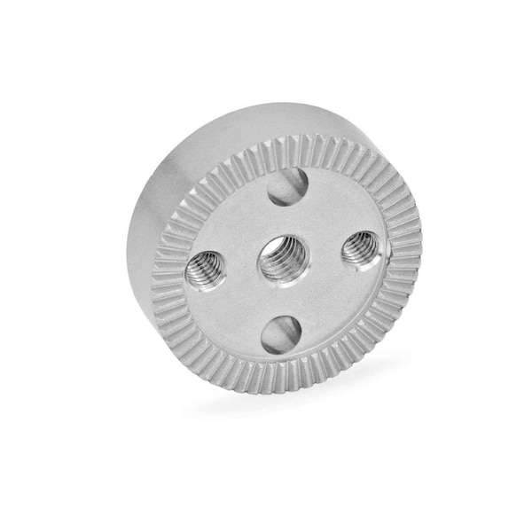 J.W. Winco Gn187.4-32-60-C-Ni Serrated Locking Plate - 187.4-32-60-C-NI