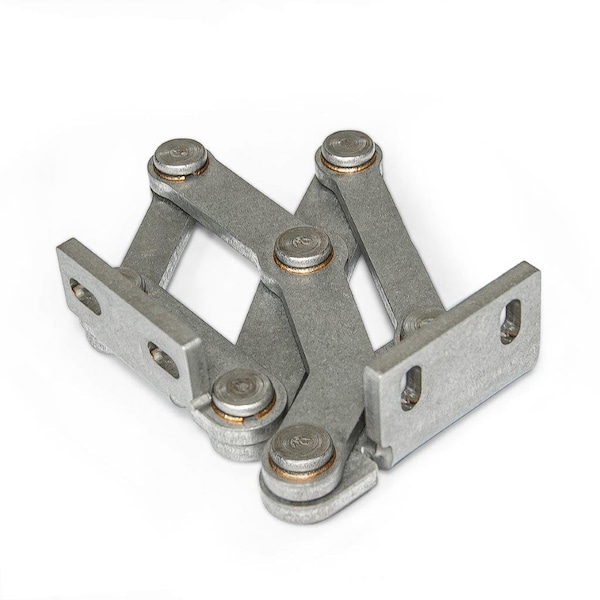 J.W. Winco Gn7231-Ni-50-R-Mt Multiple-Joint Hinge - 7231-NI-50-R-MT