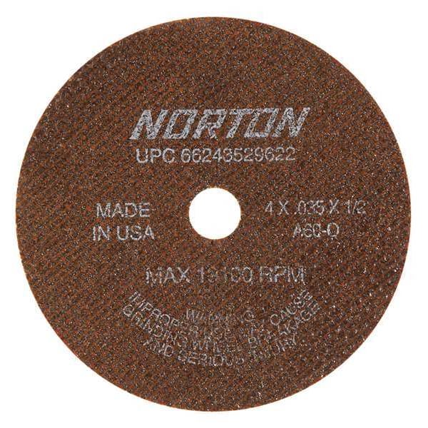 Disco Norton Abrasivos para Cortar, para Sala de Herramientas, 4"x.035"x1/2" - 66243529622