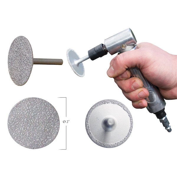 Rueda de esmerilado de diamante, 2" 3 en 1 - IPA8120 de Innovative Products Of America