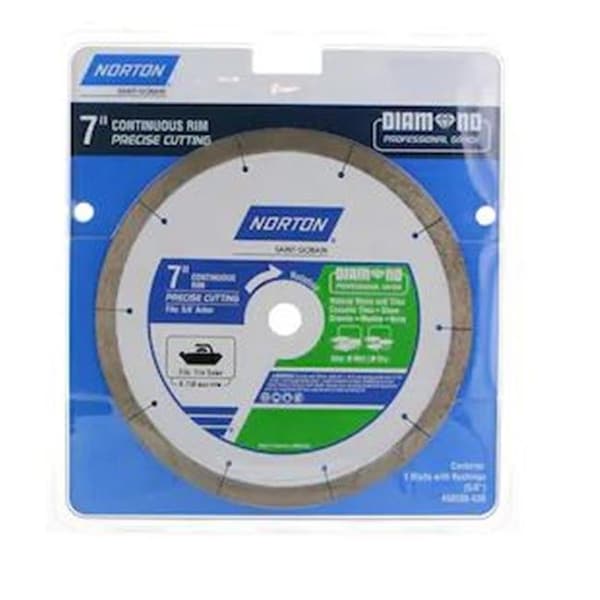 Gator Finishing Ali Industries 241442 7 in. Continuous Rim Diamond Saw Blade - 241442