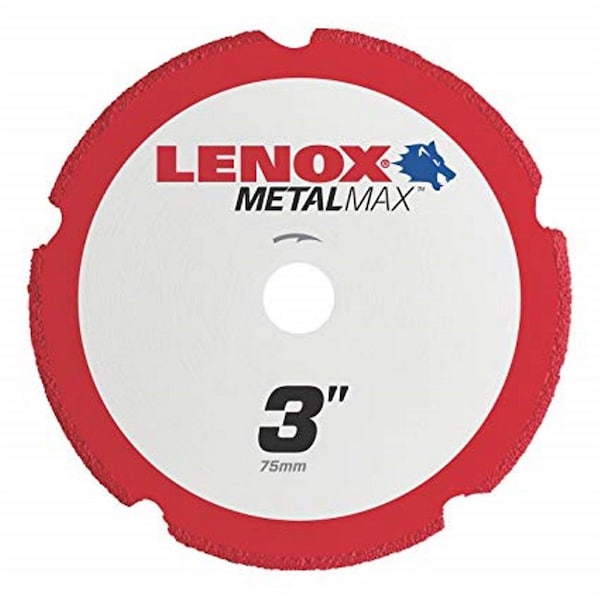 Rueda de corte de diamante para esmeriladora de troqueles Irwin Lenox Metal Max 3"X3/8" - LEX1972918.