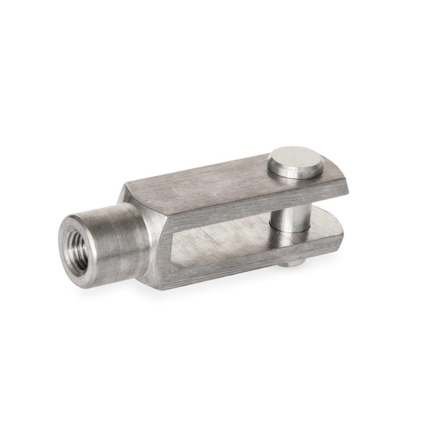J.W. Winco Wn751-B5/16-16-5/16X24L-A-Ni Fork Head - 751-B5/16-16-5/16X24L-A-NI