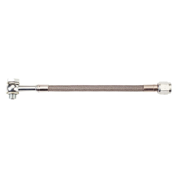 Widia Hardware, M8X1.0 Banjo 200mm Flex Hose - M8X1-BAN-JIC-HOSE-200