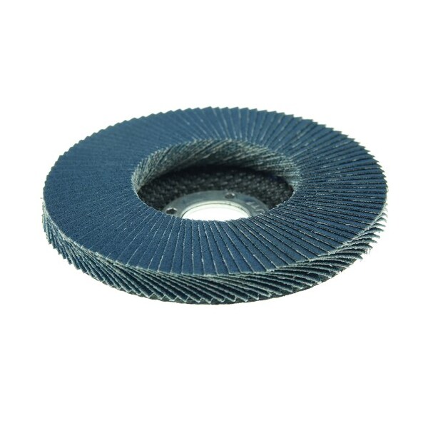 Weiler 4-1/2" Big Cat Abrasive Flap Disc, Plano (TY27), 80Z, 7/8" - 50805