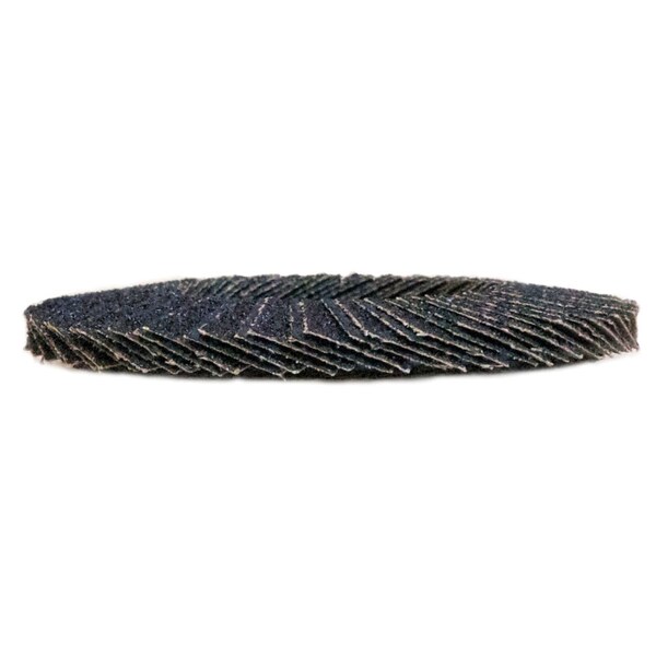 Weiler 4-1/2" Lijadora de solapa Tiger X, Cónica (TY29), Respaldo fenólico, 36Z, 7/8" - 51200