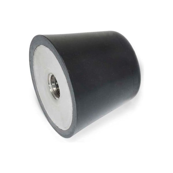 J.W. Winco J.W. Winco Vibration/Shock Absorption Mount, Conical, .63" H, 25 Max Load,  - 254-19-10X24-55