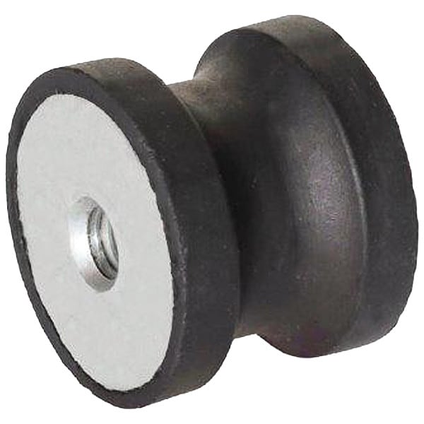 J.W. Winco Vibration-Isolating Mount, 0.98 in H - 456.3-40-25-30-5/16-55