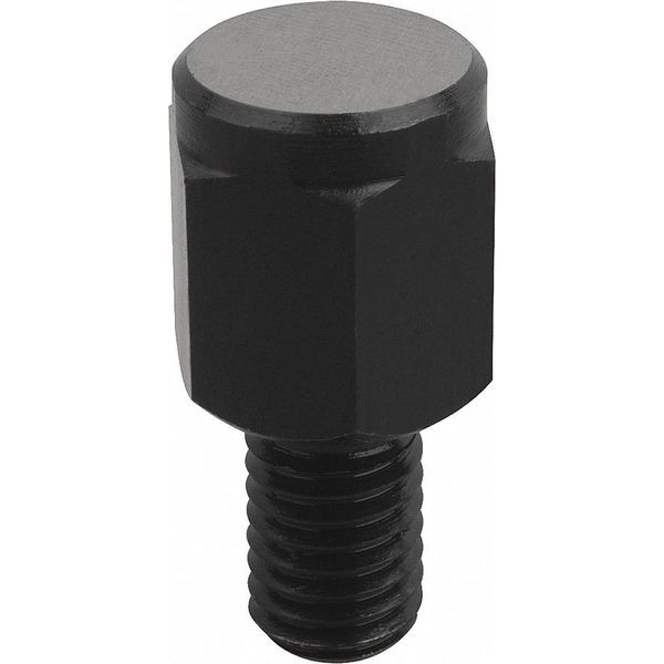 Kipp Positioning Foot, H=40, Form B Flat Face Ground, Carbon Steel, Faces Case Hardened, Sw=17 - K0299.210040