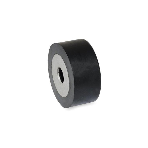 J.W. Winco GN454-16-8-4.3-55 Rubber Bumper, Washer Stainless - 454-16-8-4.3-55