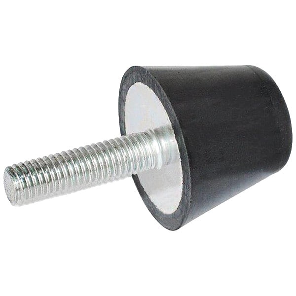 J.W. Winco Vibration-Isolating Mount, 0.63 in H - 253-19-10X24-9.5-55