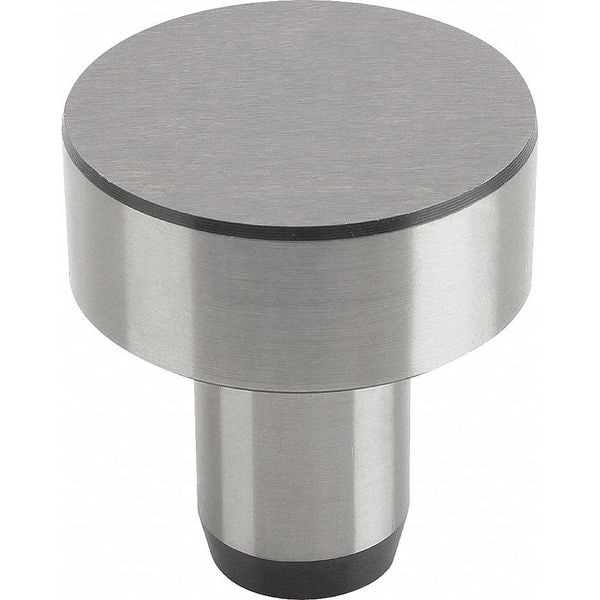 Kipp Rest Pad Without Center Bore DIN 6321, Form: A, D1= 16, H=8, D2= 8, Tool Steel Hardened And Ground - K0293.116