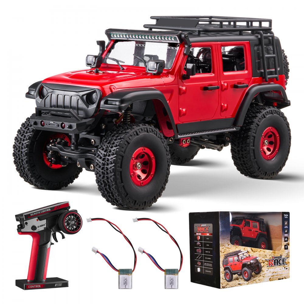 Remote Control Car 1:24 Scale Full Lighting 4WD Off-Road Truck for Kids - SQZQYKYYCYSD2OP9FV9