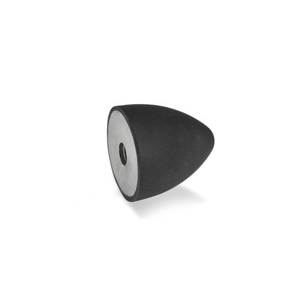 J.W. Winco Vibration-Isolating Mount, 10 mm H - 353-10-10-M5-E-70