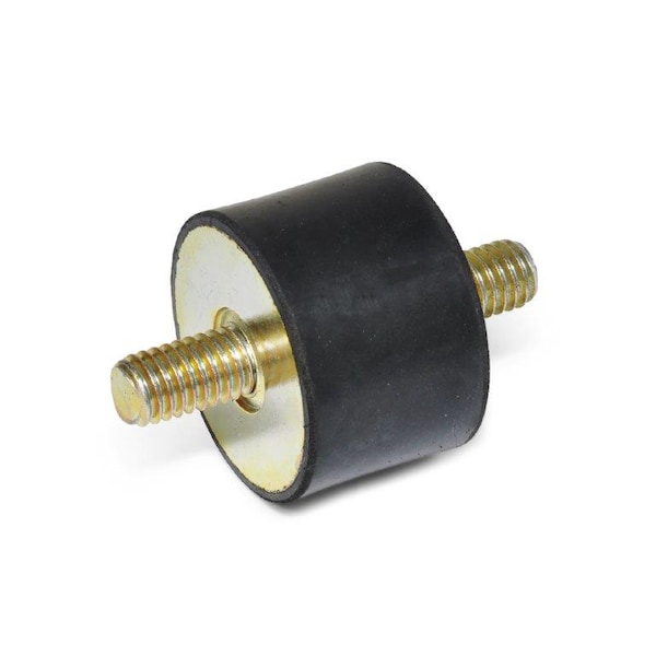 J.W. Winco GN351.1-79-57-1/2X13-55 Rubber Bumper 2 Threaded Studs - 351.1-79-57-1/2-55