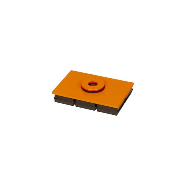 Mason Industries Mason Industries MBSW6X4 Super W Pad - Neoprene And Steel Pad With Steel Top 6" X 4" X 1" - MBSW6X4