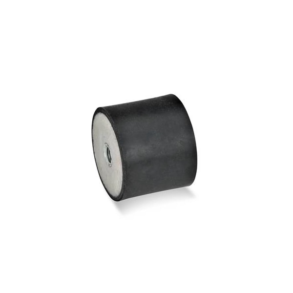 J.W. Winco GN351-100-55-M16-EE-55 Rubber Bumper Internal Threads - 351-100-55-M16-EE-55