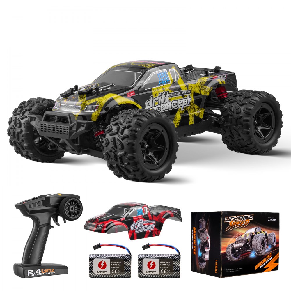 Remote Control Car 1:18 Scale All Terrain 4WD Off-Road Truck for Kids - SQZQYKYYCWSD5U146V9