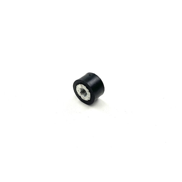 Fairchild Industries Rubber vibration isolator mount, female to female, metric, Natural Rubber 50A, Zinc-plated steel - RVI1003-FF50