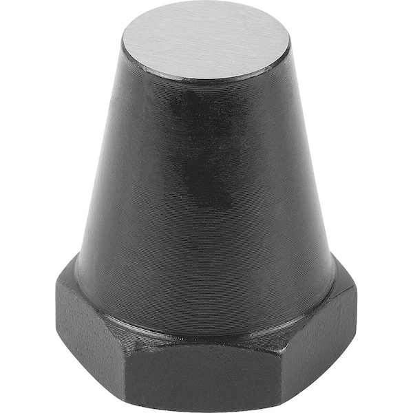 Kipp Rest Pad, Form:A Plane, Internal Thread D=M12, H=50, Sw=19, Carbon Steel Tempered And Black Oxidis - K0294.112050