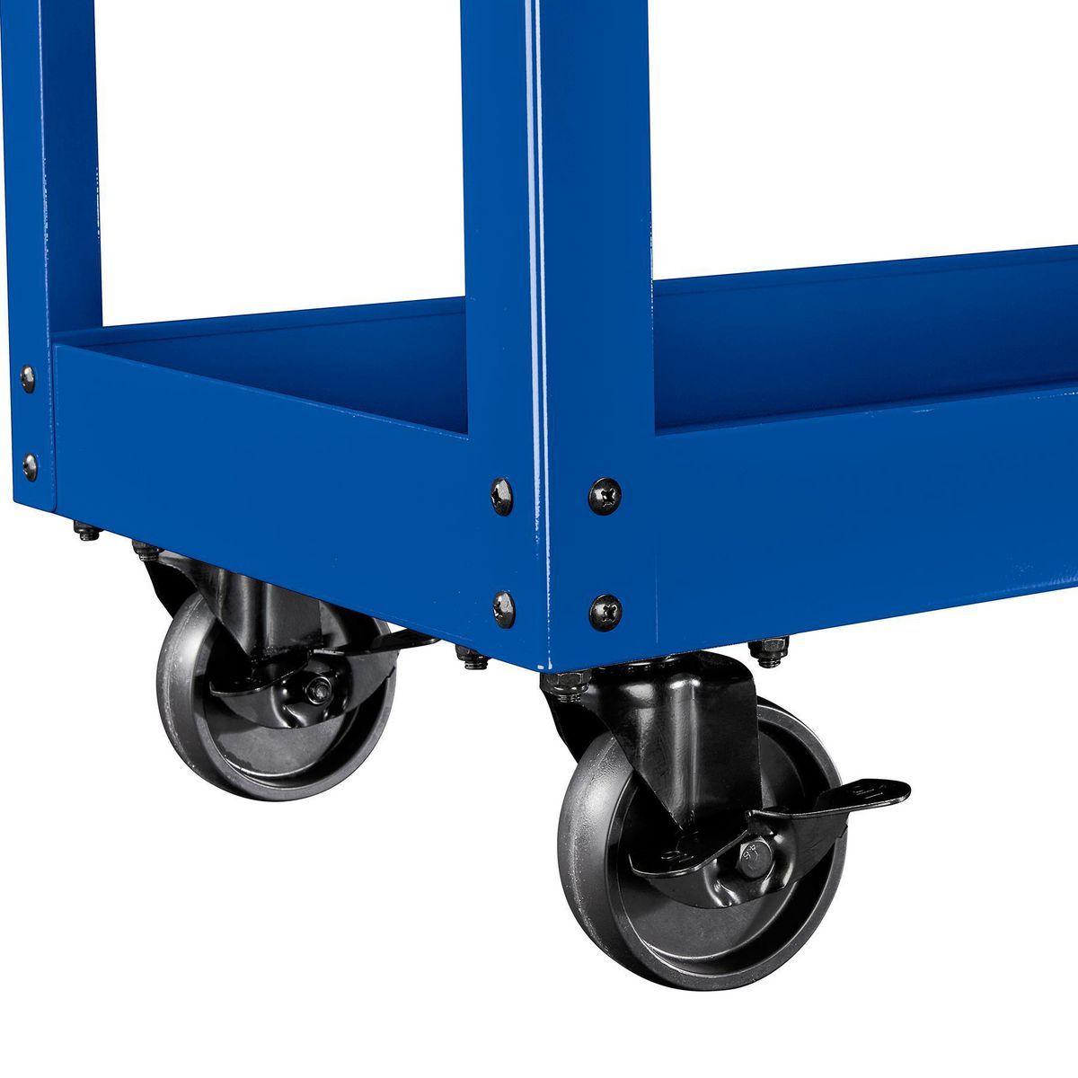 Carro de servicio de 30 pulgadas con 1 cajón, color azul - 71212