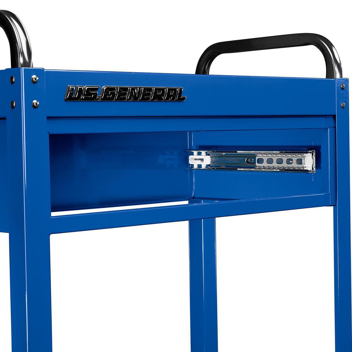 Carro de servicio de 30 pulgadas con 1 cajón, color azul - 71212