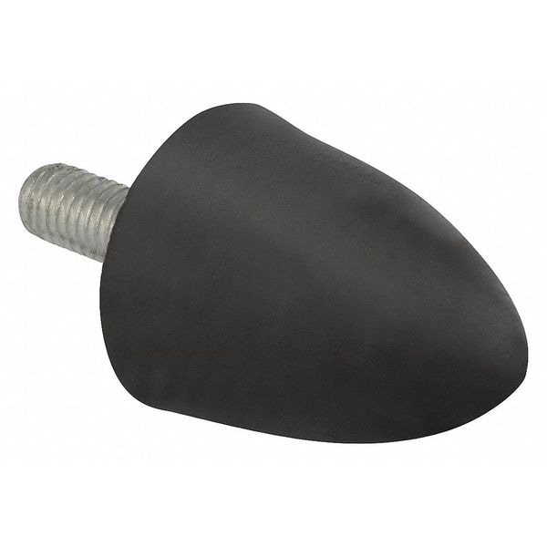 Kipp Rubber Buffer, Natural Rubber Shore 55A, 750 N Max, M8, parabolic profile, external threads - K0574.03003655