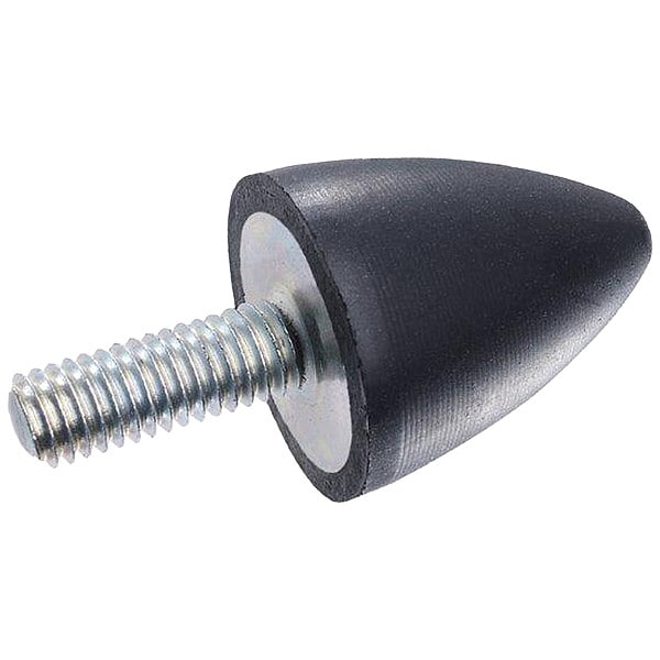 J.W. Winco Vibration-Isolating Mount, 24 mm H - 353-20-24-M6-S-70