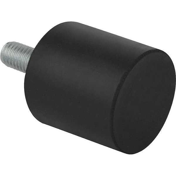 Kipp Rubber Buffer Type D Thread M06X18, D=20, H=15, Stainless, Comp:Elast. Natural Rubber Shore 55A - K0571.020015551