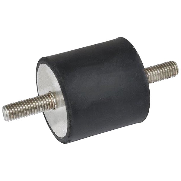 J.W. Winco Vibration-Isolating Mount, 20 mm H - 451-15-20-M4-SS-55