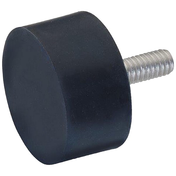 J.W. Winco Vibration-Isolating Mount, 25 mm H - 452-75-25-M12-S-55