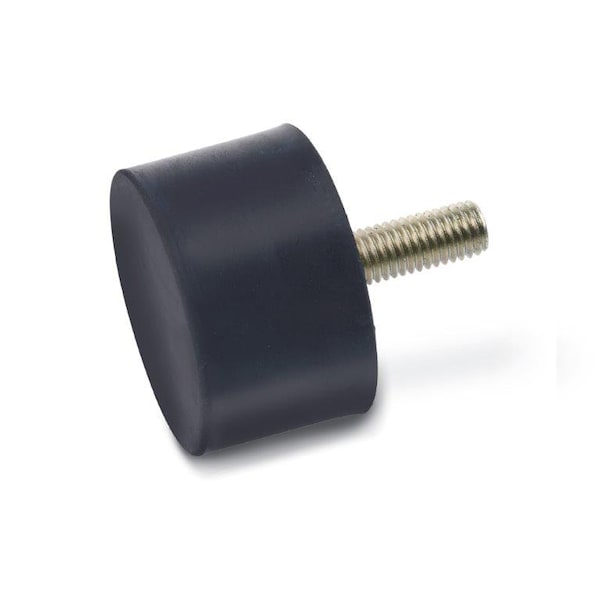 J.W. Winco GN352.1-25-19-1/4X20-55 Rubber Bumper Threaded Stud - 352.1-25-19-1/4-55