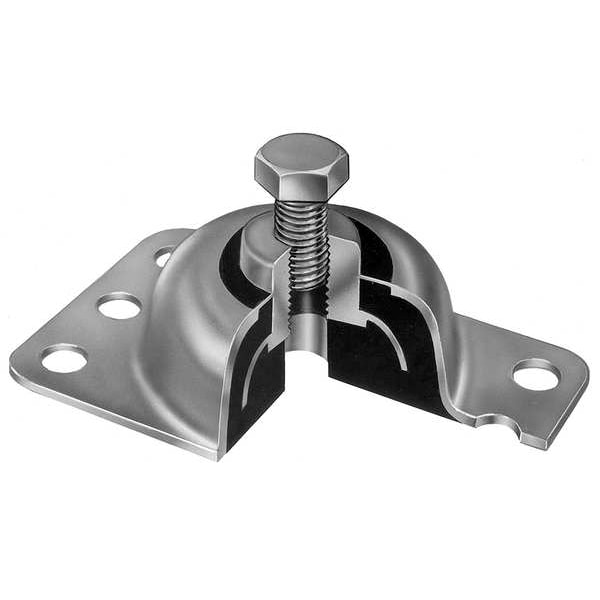 Mason Industries Floor Mount Vibration Isolator, 2100 lb. - 20UZ16