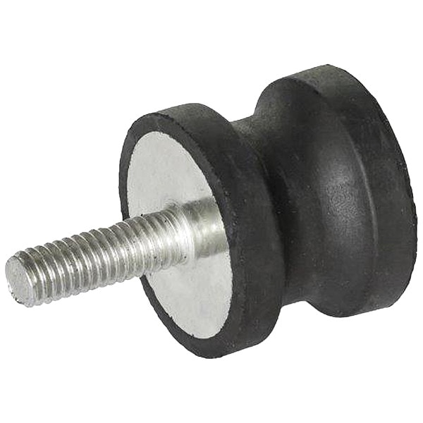 J.W. Winco Vibration-Isolating Mount, 0.79 in H - 456.2-20-20-16-1/4-55