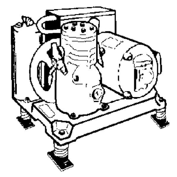 Mason Industries Flr Mnt Seismic and Wind Vibration Isltr - 5XR66