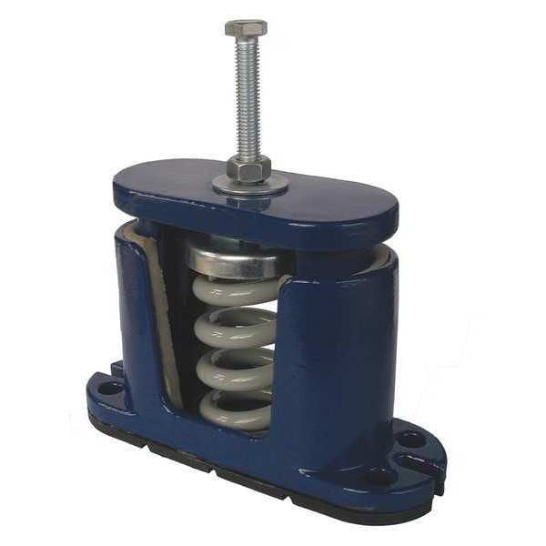 Zoro Select Floor Vibration Isolator, 300 to 400 lb. - 48PW99