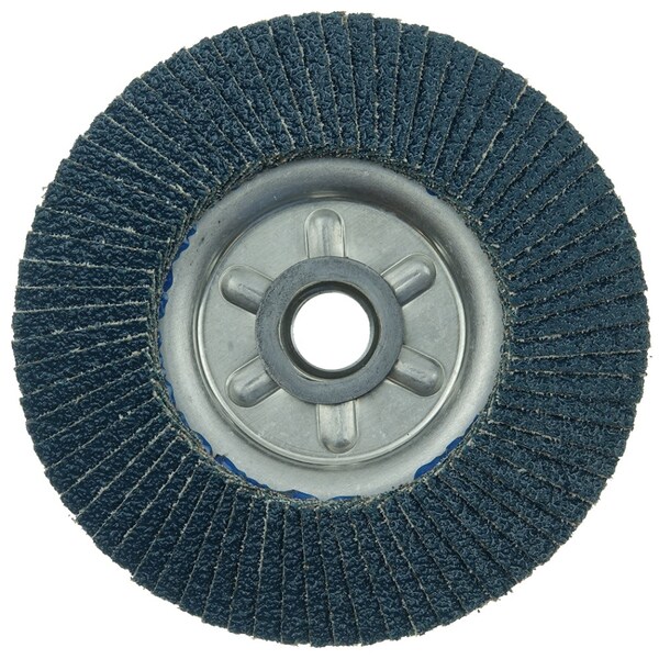Disco de Aletas Weiler 4-1/2", Conico (TY29), 40Z, 5/8"-11 UNC - 50518
