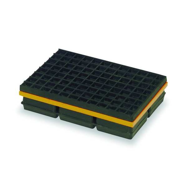 Mason Industries Vibration Isolation Pad, 6x6x1 1/4 In - 2LVP3