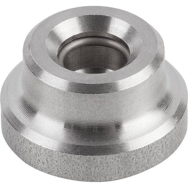 Kipp Thrust Pad  D1=25, Form:S, Stainless Steel, Comp:Stainless Steel - K0392.121