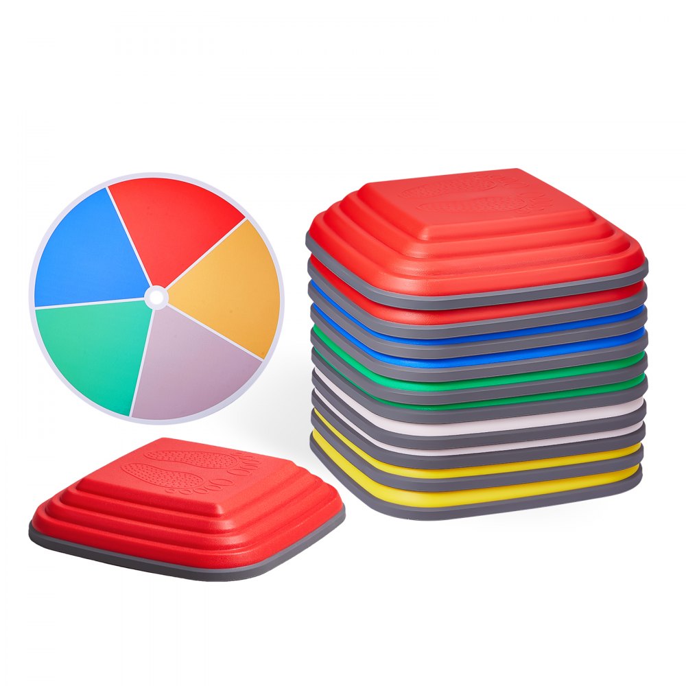 VEVOR Kids Balance Stepping Stones Sensory Obstacle Course 10 PCS Outdoor Indoor - ETPHDJSJHKFXONTW2V0