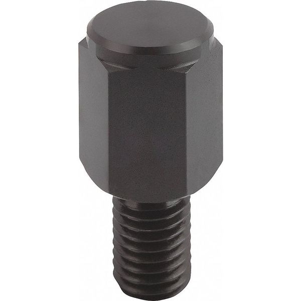 Kipp Positioning Foot, H=50, Form A Flat Face, Carbon Steel, Faces Case Hardened, Sw=19 - K0299.112050