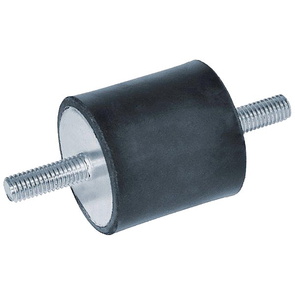 J.W. Winco Vibration-Isolating Mount, 45 mm H - 351-70-45-M10-SS-55