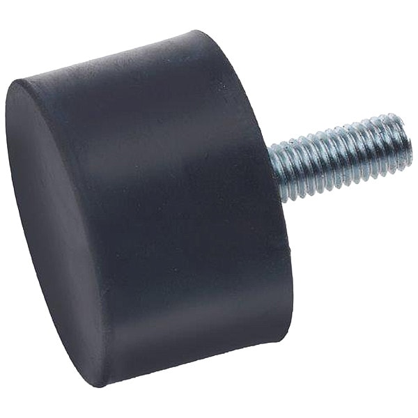 J.W. Winco Vibration-Isolating Mount, 25 mm H - 352-75-25-M12-S-40