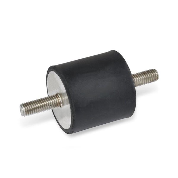 J.W. Winco GN451.1-79-57-1/2X13-55 Rubber Bumper Stainless, Threaded Studs - 451.1-79-57-1/2-55