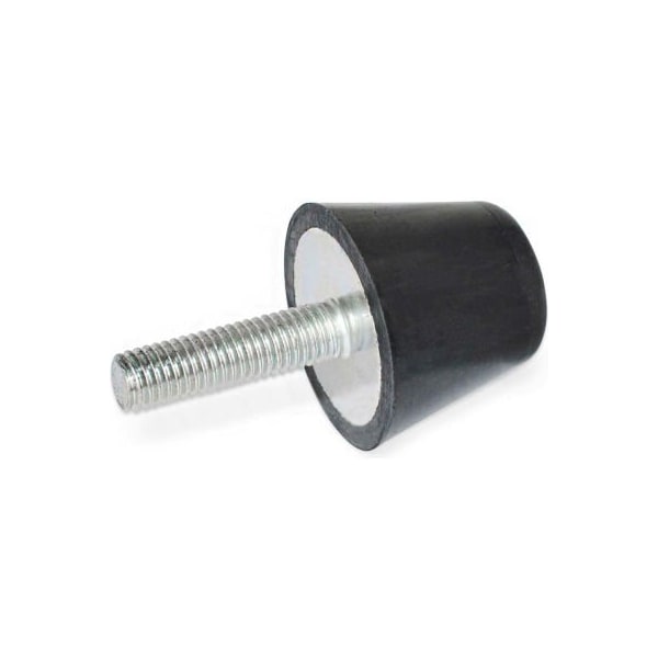 J.W. Winco J.W. Winco Vibration/Shock Absorption Mount, Conical, .81" H, 97 Max Load,  - 253-25-1/4X20-25.4-55