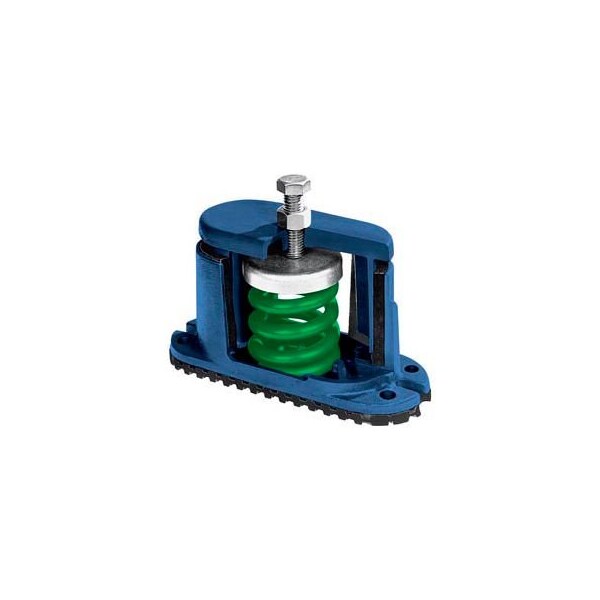 Mason Industries Housed Spring Floor Mount Vibration Isolator - 5-3/4"L x 2-1/8"W Orange - C-A-75