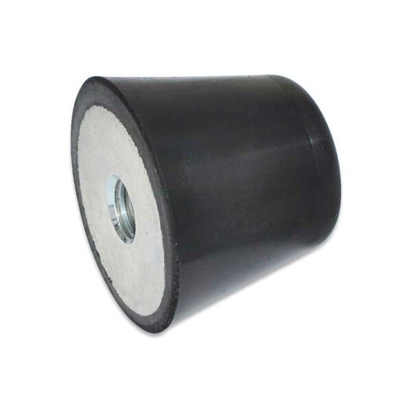 J.W. Winco J.W. Winco Vibration/Shock Absorption Mount, Conical, 0.81" H, 97 Max Load,  - 253-25-M6-55