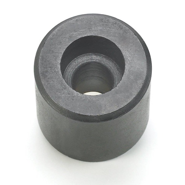 Morton Steel Round Button with Jig Feet, 1-5/8in Diameter, 1-1/4in Long - BJF-1250
