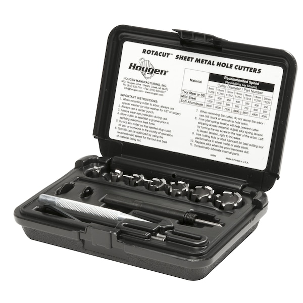 Hougen RotaCut Hole Cutter Kit Metric - 11077
